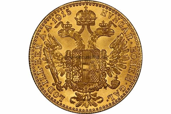 Oostenrijk 1 Dukaat 1915 Restrike UNC Goud, Postzegels en Munten, Munten | Europa | Niet-Euromunten, Ophalen of Verzenden, Oostenrijk