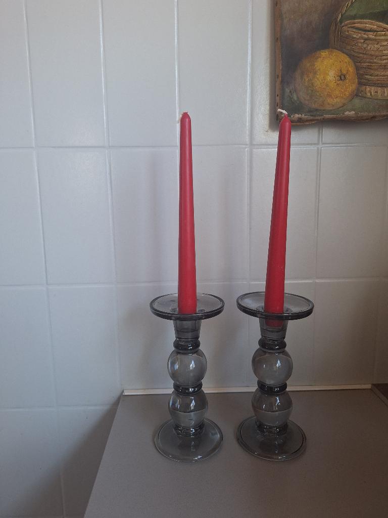 Set Lene Bjerre Sivelle Kandelaars, Overige materialen, Ophalen of Verzenden, Zo goed als nieuw, Kandelaar