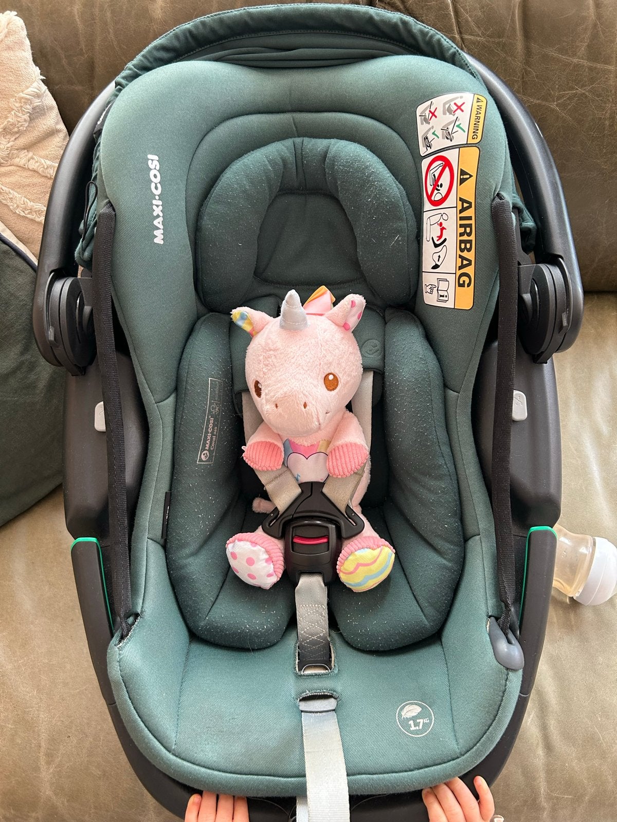 Maxi-Cosi Coral met Isofix 360 base, Ophalen, Zijbescherming, Zo goed als nieuw, Isofix
