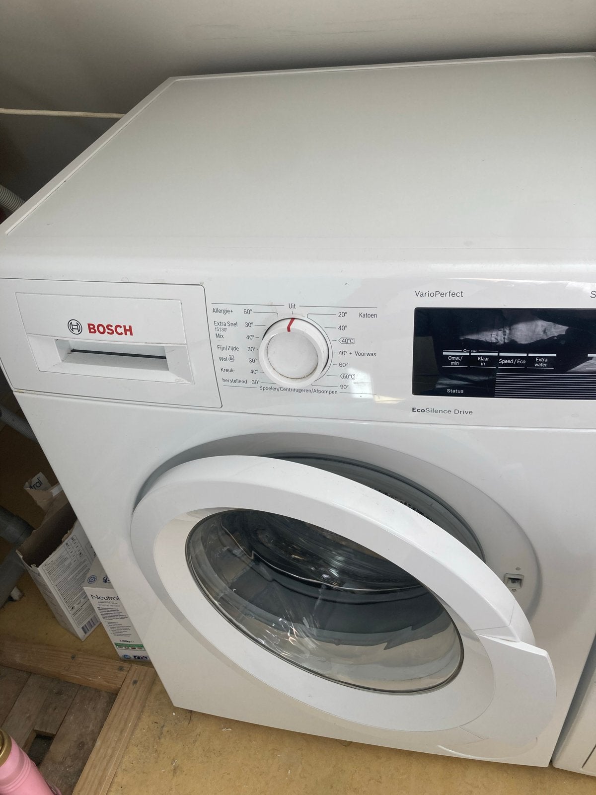 Bosch Serie 6 VarioPerfect Wasmachine (7kg) Eco Drive, Ophalen, Gebruikt, 85 tot 90 cm, 1200 tot 1600 toeren