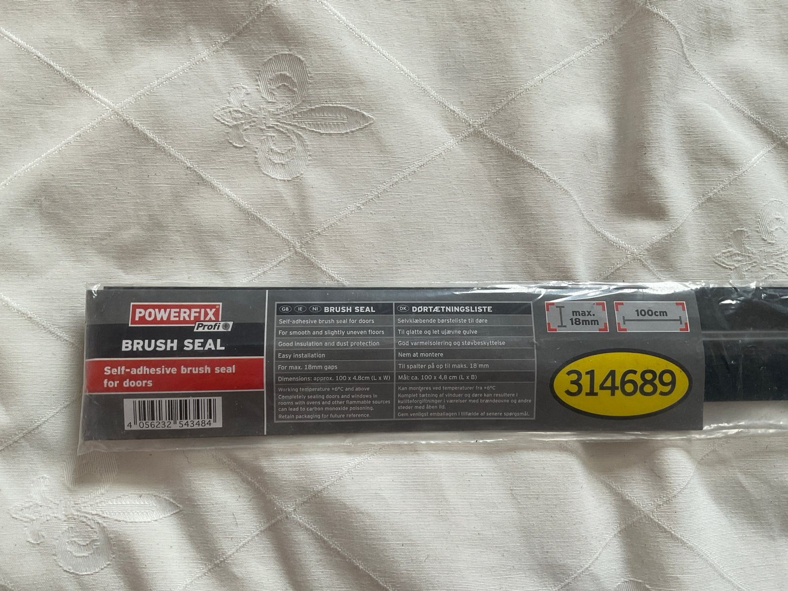 Powerfix Profi Brush Seal - Tochtstrip 100cm, Ophalen, Nieuw, 100 tot 120 cm, Overige typen