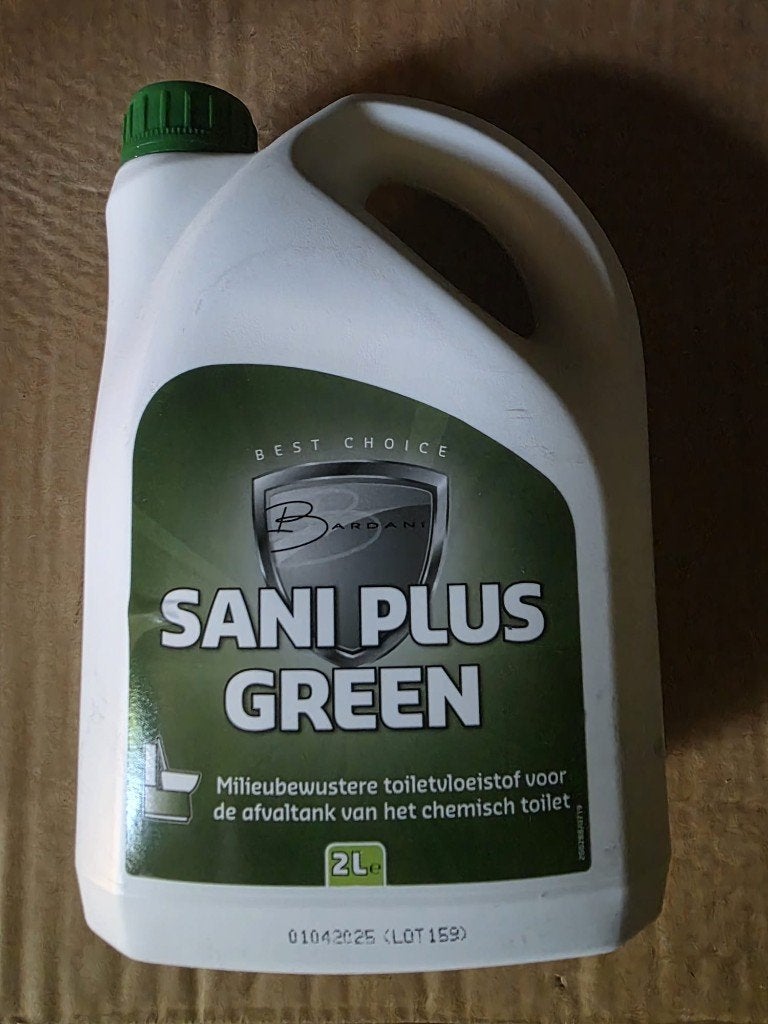 Bardani Sani Plus Green toiletvloeistof 2L, Ophalen, Nieuw