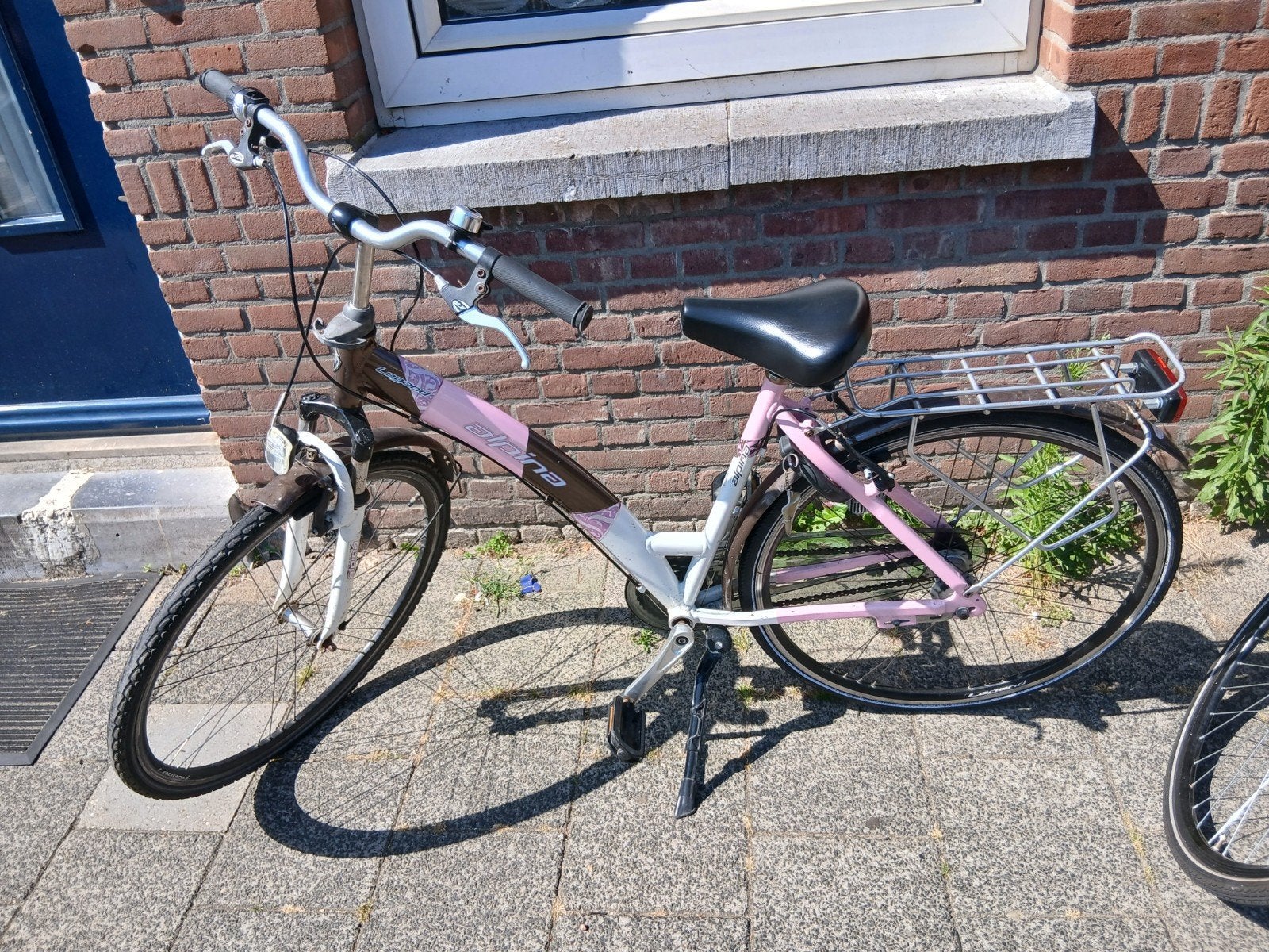 Alpina Legend Damesfiets - Roze/Bruin, Gebruikt, Velgrem, Versnellingen, 50 tot 53 cm