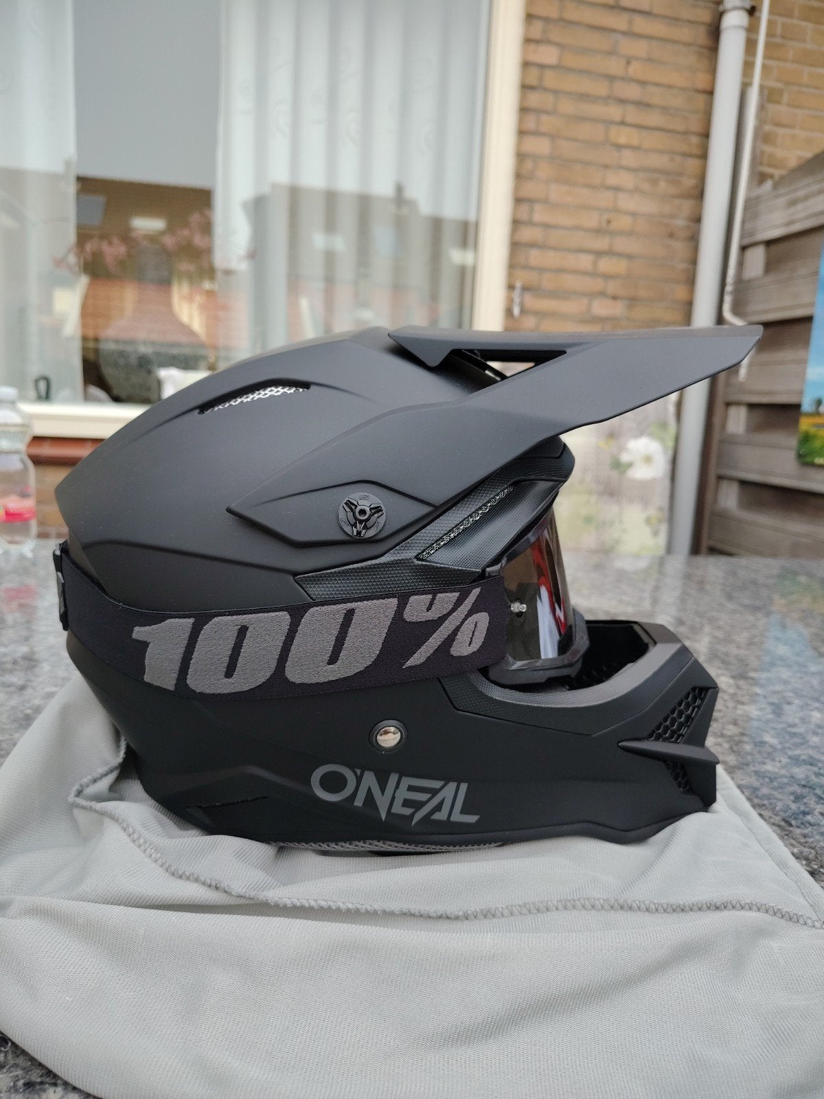 O'Neal Offroadhelm met 100% bril - Nieuw, Motoren, Kleding | Motorhelmen, Overige merken, XS, Ophalen of Verzenden, Nieuw zonder kaartje