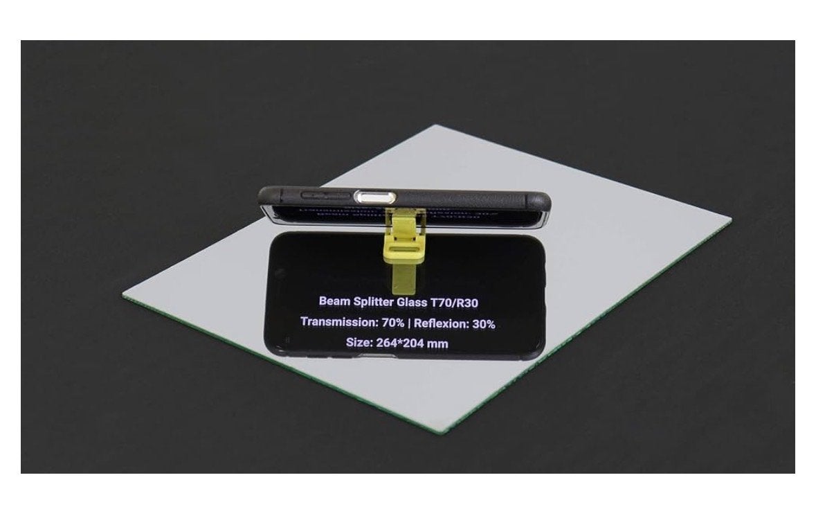 Teleprompterglas (Beamsplitterglas T70/R30) 204x170mm, Ophalen of Verzenden, Nieuw, Video