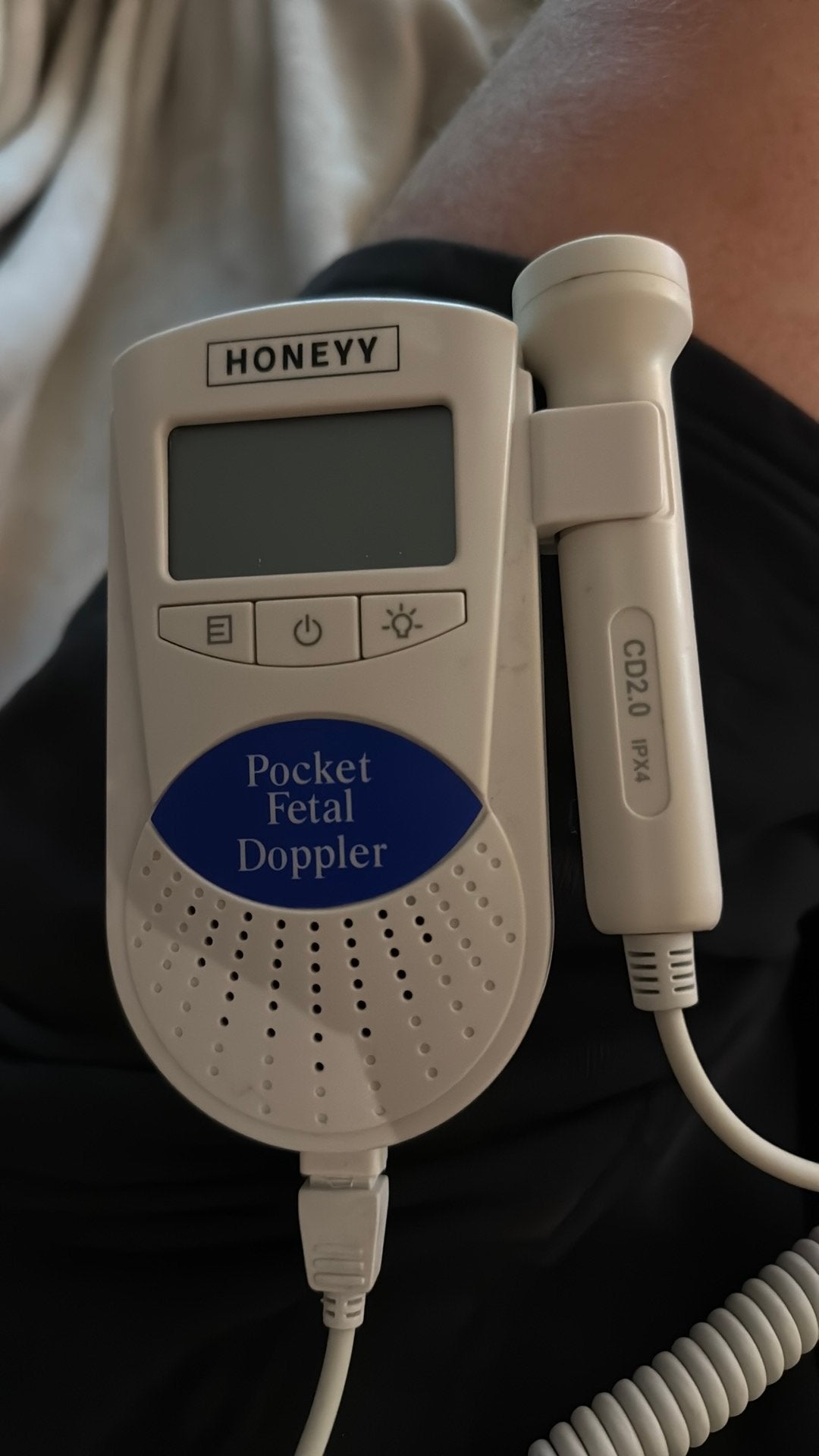 Hartslag luisteren baby pocket fetal doppler, Ophalen, Zo goed als nieuw