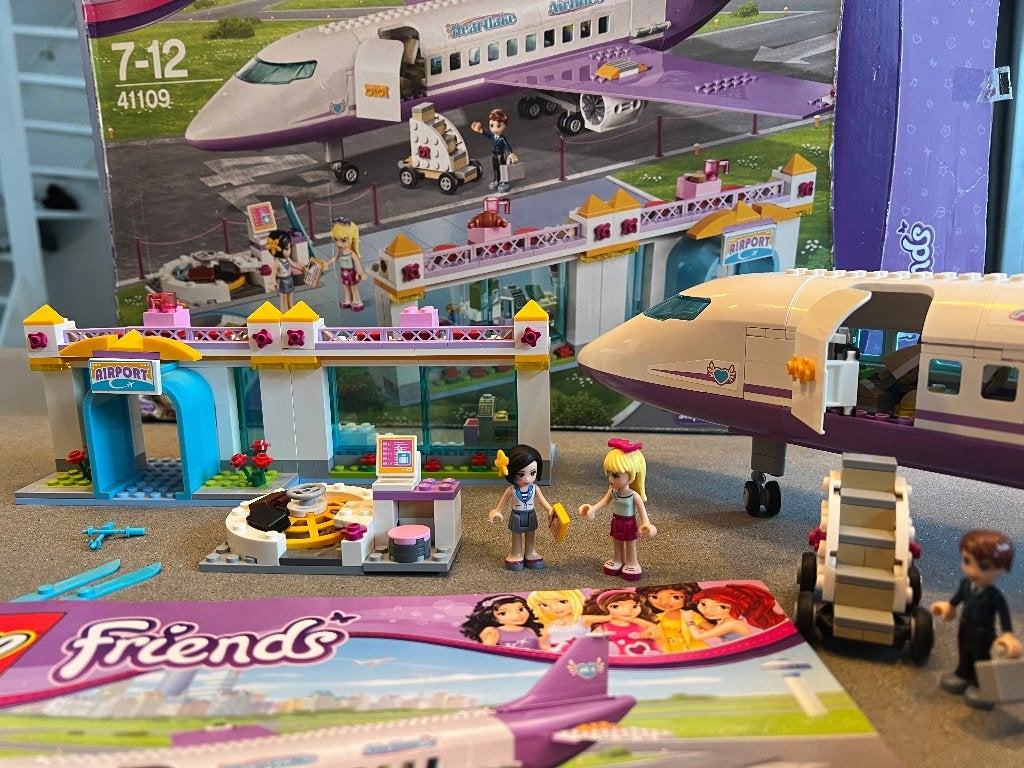 Lego Friends Heartlake vliegveld, Lego, Friends, Ophalen of Verzenden, Zo goed als nieuw
