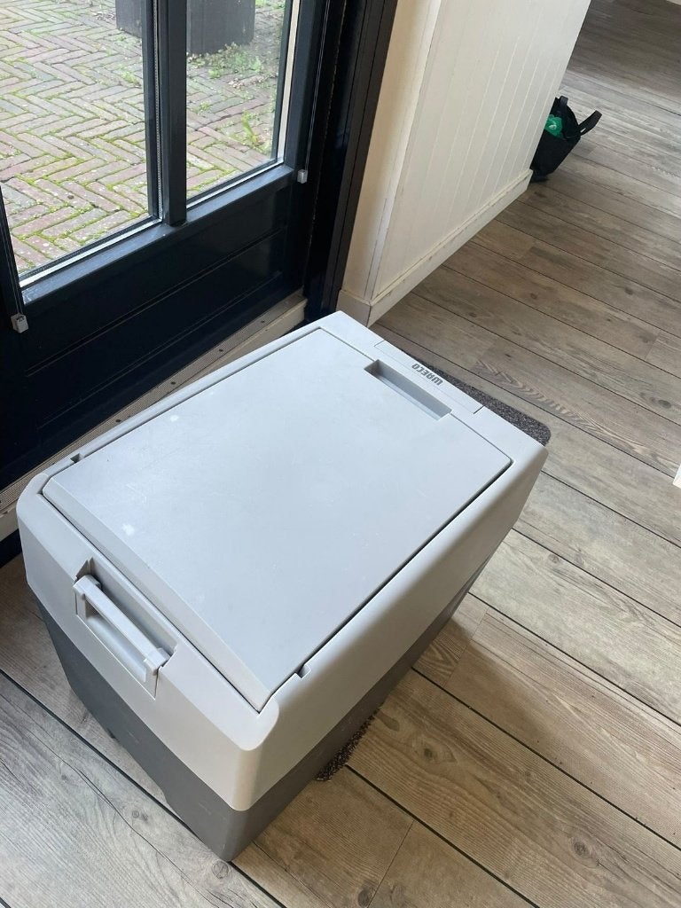 Waeco elektrische koelbox 34 liter grijs, Caravans en Kamperen, Ophalen, Gebruikt, Koelbox, Elektrisch