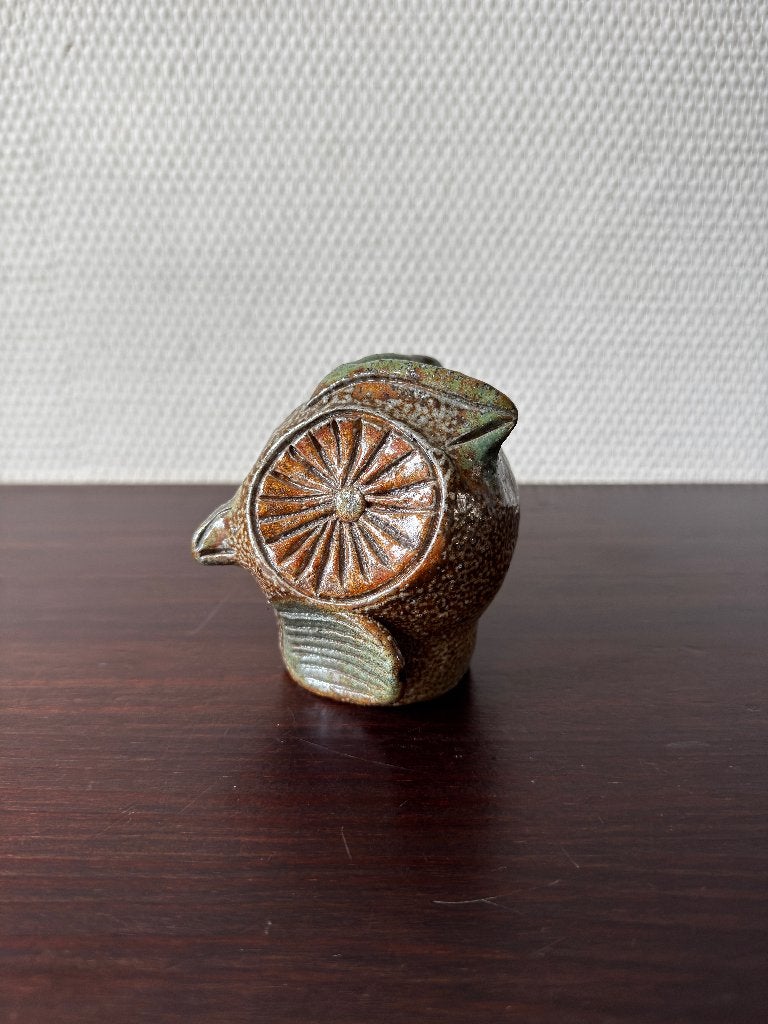 Vintage Keramieken Uil, 1970, Vlaams Aardewerk, Hoofd, Ophalen of Verzenden