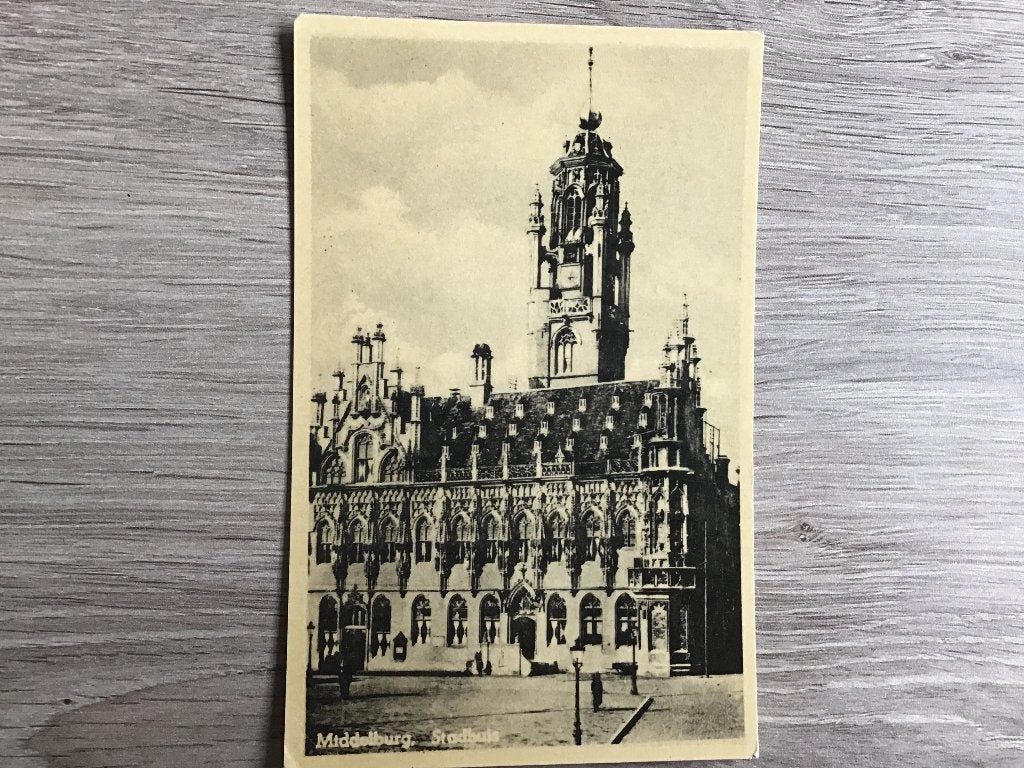 Middelburg Stadhuis - Zeeland ca 1930-35, Verzenden, 1920 tot 1940, Ongelopen, Zeeland