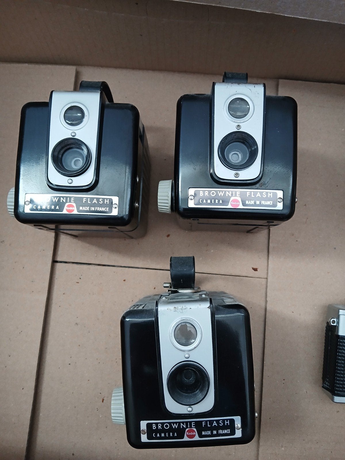 3x Kodak Brownie Flash Camera - Vintage Camera's, Ophalen of Verzenden, Gebruikt, Compact, Kodak