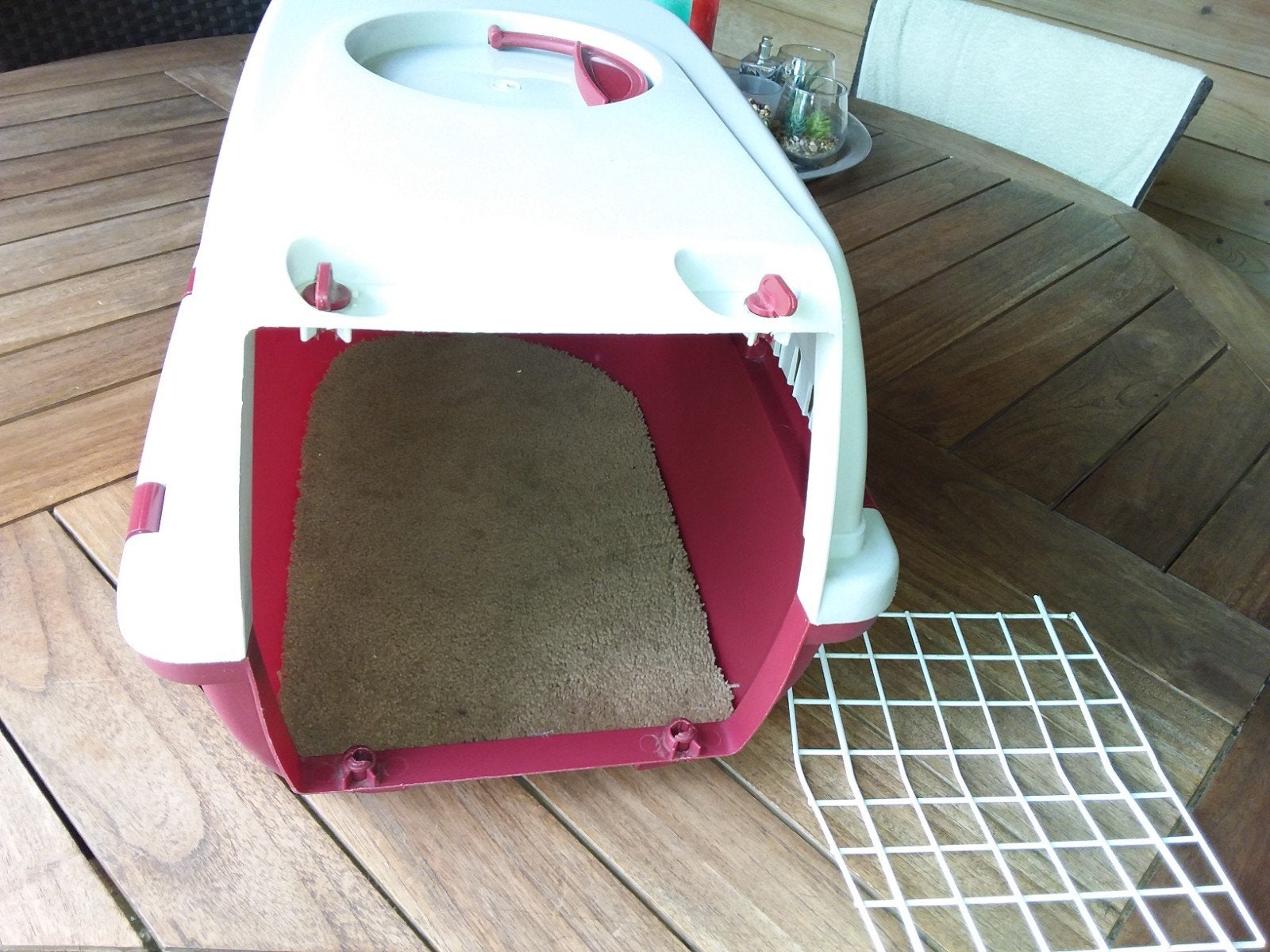 bench reisbench kleine hond of kat, Dieren en Toebehoren, Transportboxen, Ophalen, Zo goed als nieuw