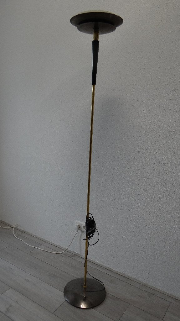 Staande lamp, . Dimbaar Halogeen., Huis en Inrichting, Lampen | Vloerlampen, Ophalen, Overige materialen, Modern, 150 tot 200 cm