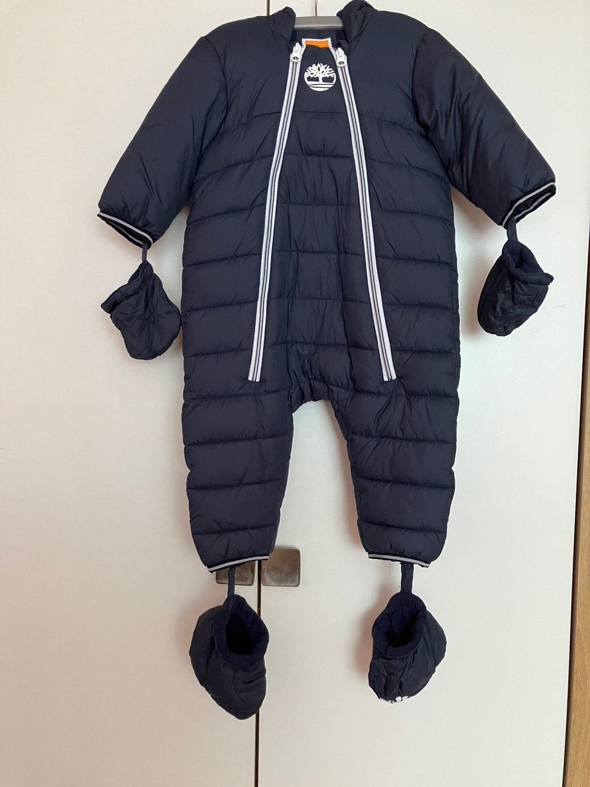Timberland Baby Skipak Sneeuwpak - Donkerblauw maat 86, Kinderen en Baby's, Babykleding | Maat 86, Ophalen of Verzenden, Zo goed als nieuw
