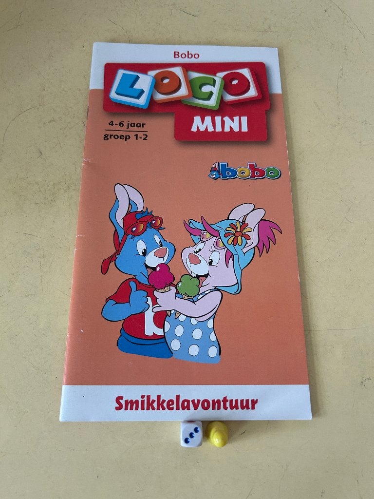 Loco Mini Bobo Smikkelavontuur 4-6 jaar (groep 1 en 2), Ophalen of Verzenden, Zo goed als nieuw, Taal en Lezen