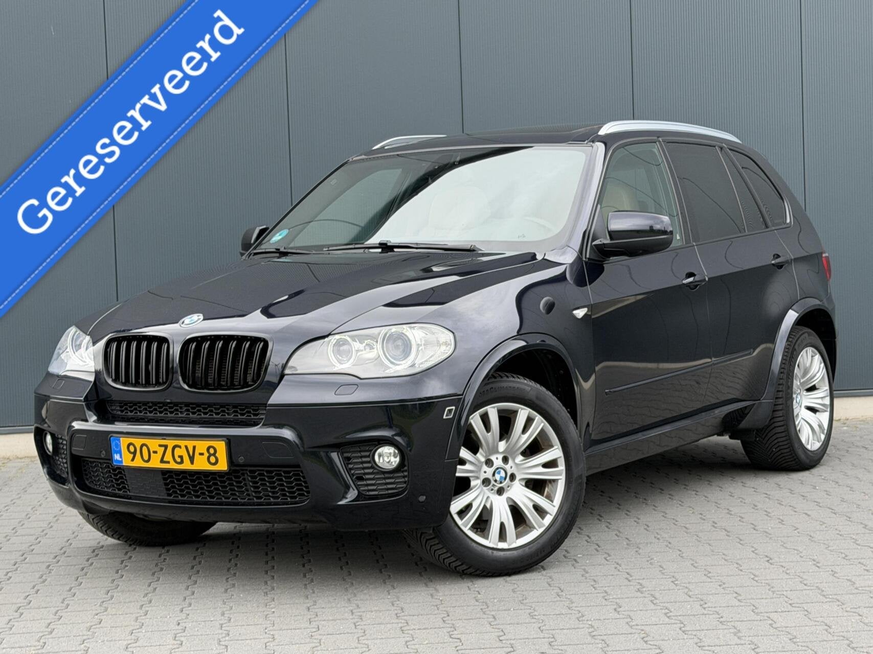 BMW X5 xDrive35i M-Pakket 7-Persoons - Leder - Navi - Pano -, Auto's, BMW, Automaat, Euro 5, Gebruikt, Blauw