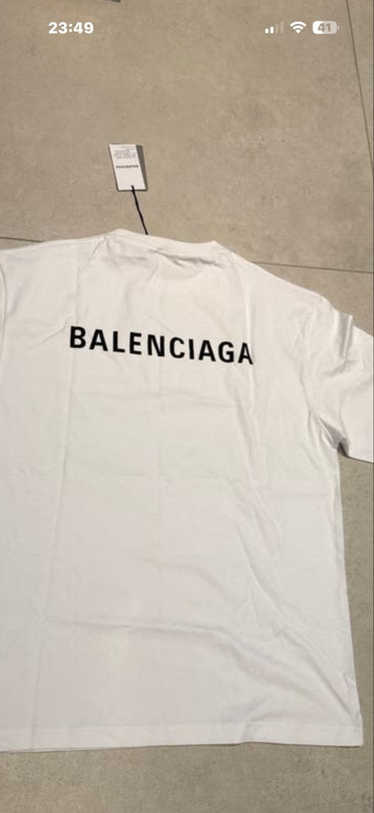 Balenciaga T-shirt Maat M, Ophalen of Verzenden, Nieuw, Maat 48/50 (M), Wit