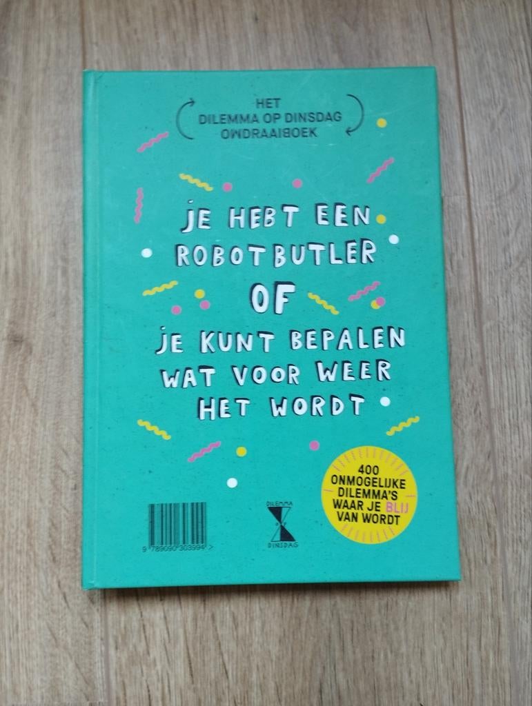 Het Dilemma op Dinsdag Omdraaiboek - 400 dilemma's, Ophalen of Verzenden, Zo goed als nieuw, Dilemma op Dinsdag