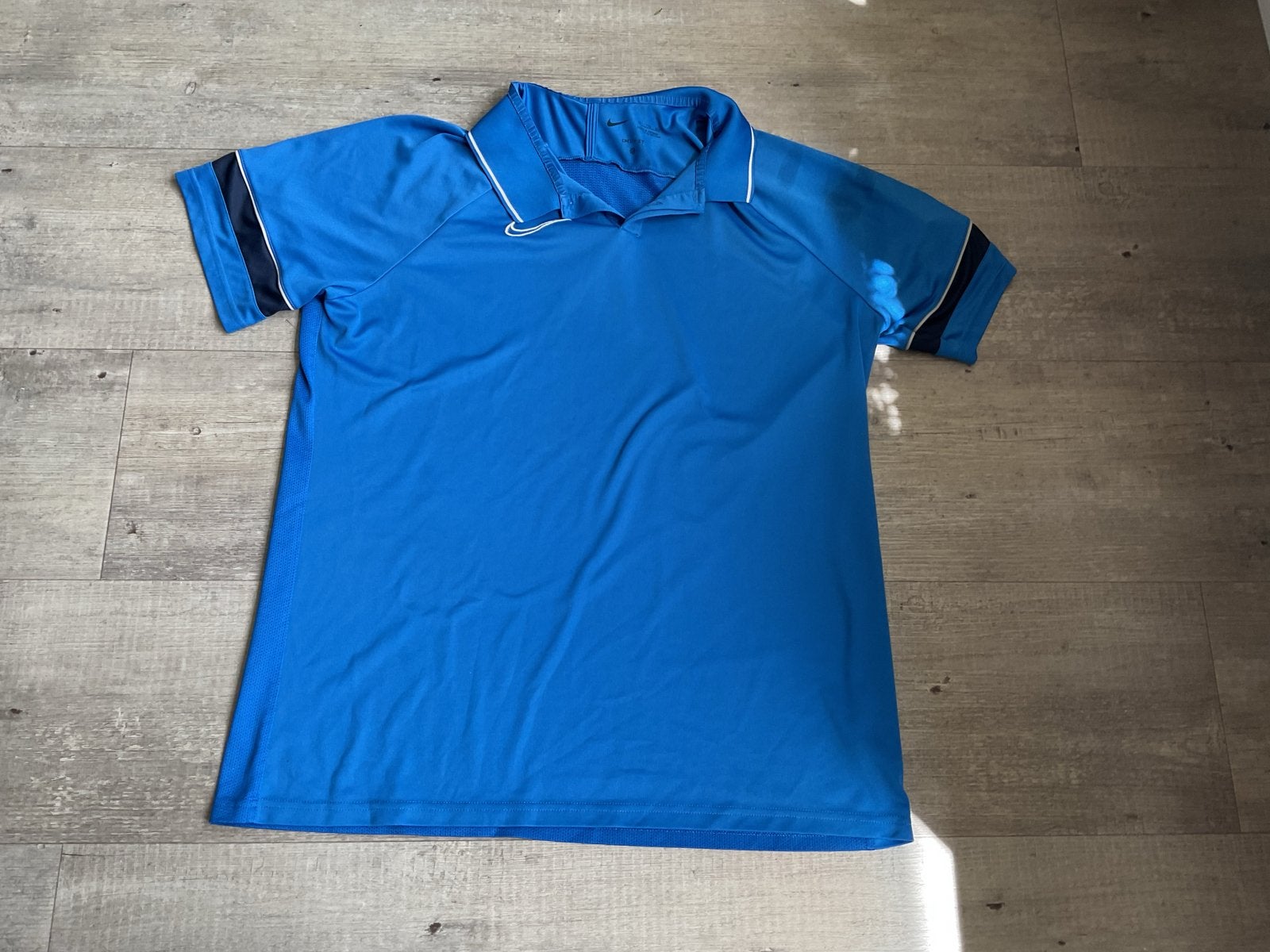 Nike Dri-FIT Polo Shirt - Blauw - Maat XXL, Ophalen of Verzenden, Gedragen, Overige maten, Blauw