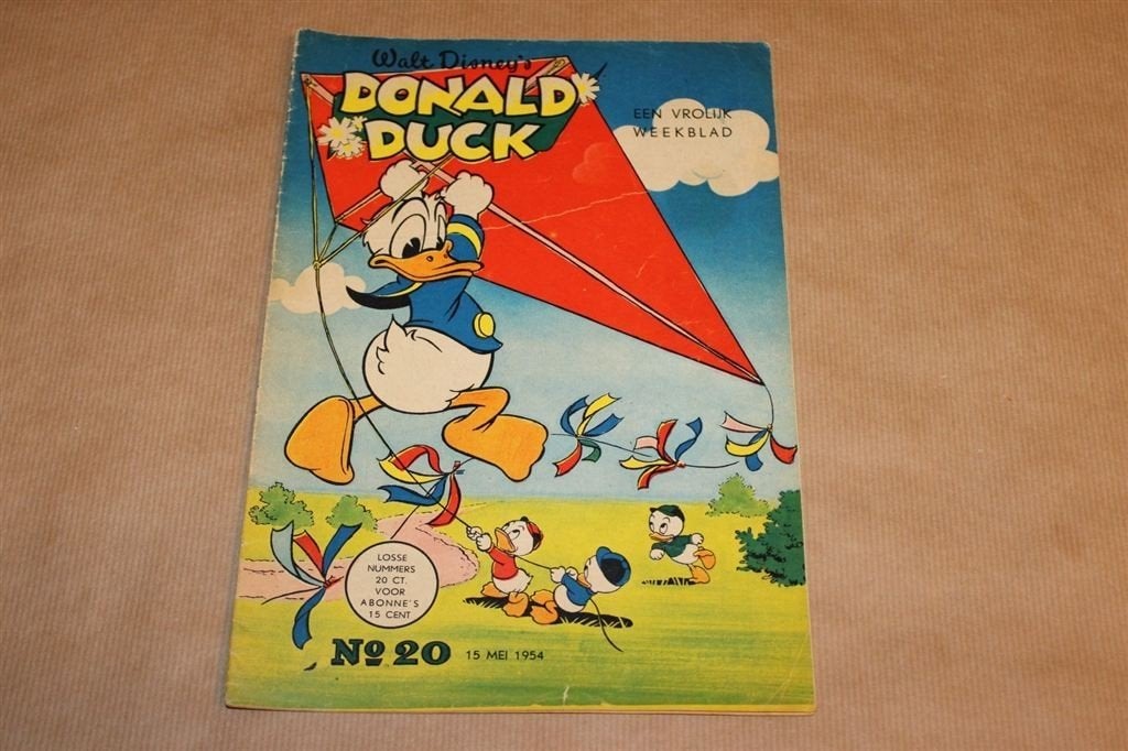 Donald Duck - No. 20 - 1954, Eén stripboek, Ophalen of Verzenden, Gelezen