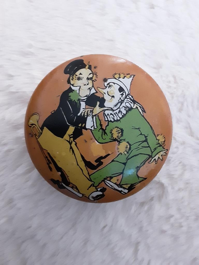 PETTE CACAO , WORMERVEER. 1920 , CLOWN'S., Verzamelen, Blikken, Ophalen of Verzenden, Overige