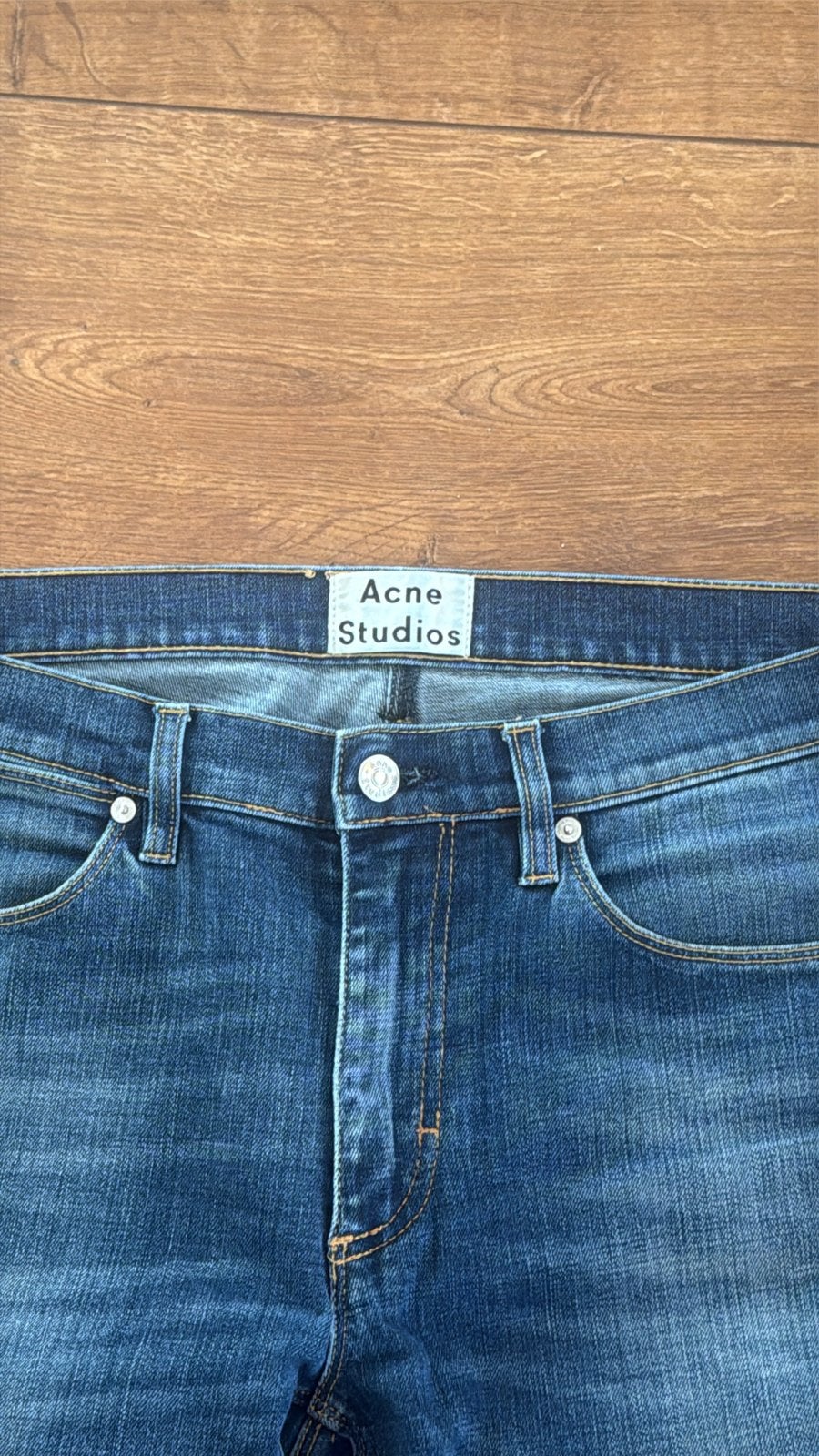 Acne Studios Jeans - Maat 33/34 - Zo goed als nieuw, Ophalen of Verzenden, Zo goed als nieuw, Blauw, W33 - W34 (confectie 48/50)