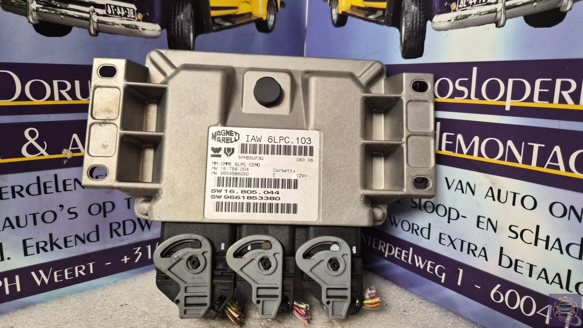 Citro n C3 1.4 16V 2003-12 / 2010-08 ECU Motormanagement, Auto-onderdelen, Gebruikt, Citroën, Stellantis N.V., Ophalen of Verzenden