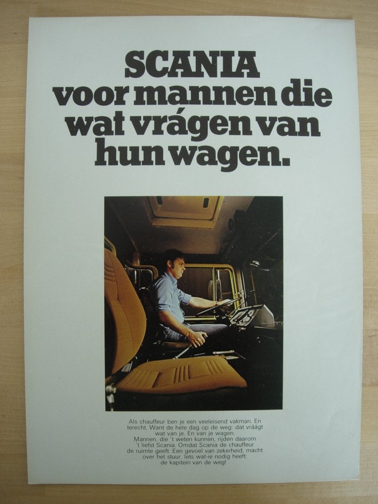 Scania Brochure 1976 – 141 111 86 81, Ophalen of Verzenden, Zo goed als nieuw, Overige merken, Scania