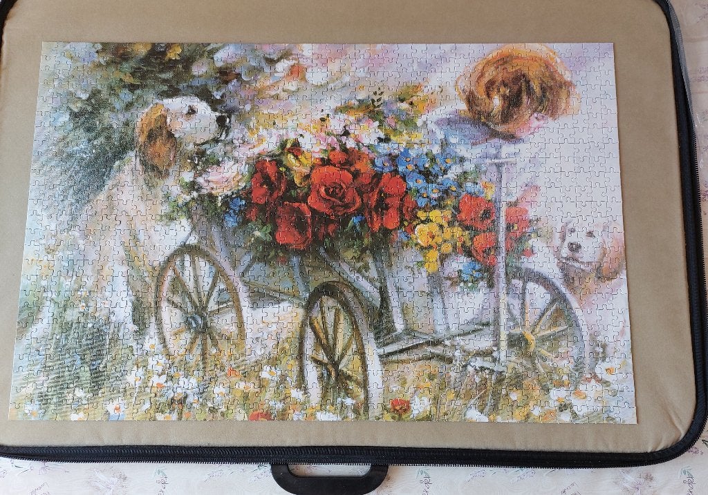 'Romantic' dromerige legpuzzel van 1000 stukjes - playtime, Ophalen, 500 t/m 1500 stukjes, Zo goed als nieuw, Legpuzzel