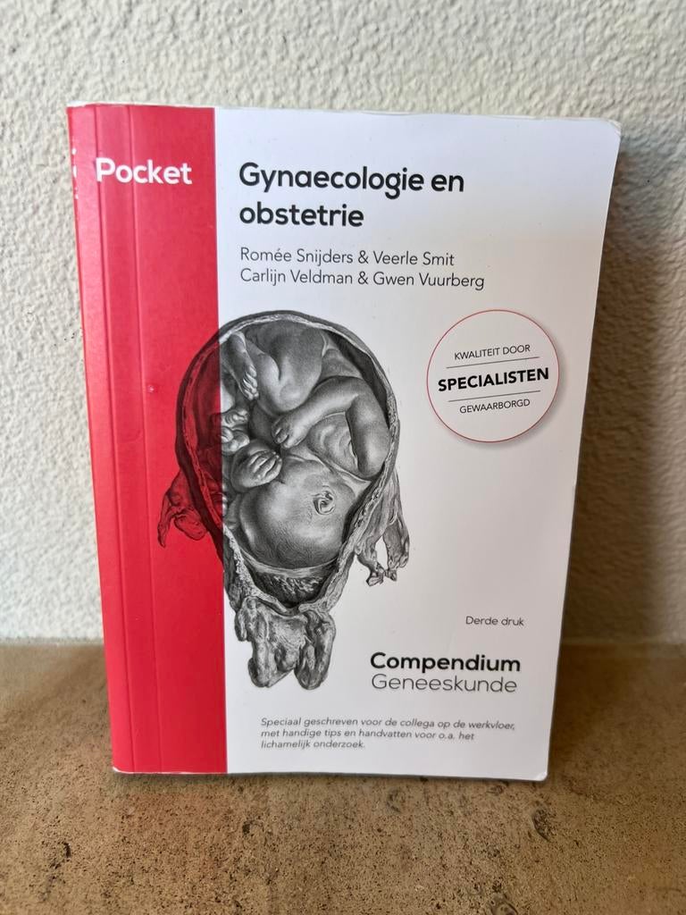 Gynaecologie en obstetrie pocket compendium geneeskunde, Boeken, Ophalen of Verzenden, Alpha, Zo goed als nieuw, WO