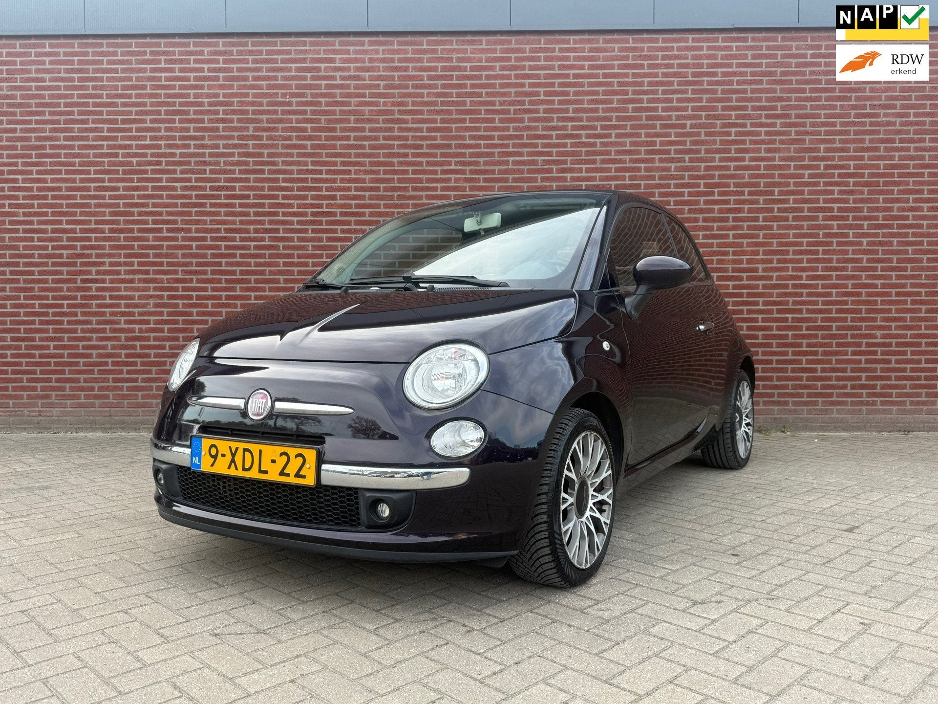 Fiat 500 C 0.9 TwinAir Turbo Lounge / Nap / Airco / Parkeers, Auto's, Fiat, Overige kleuren, Cabriolet, Origineel Nederlands, Bedrijf