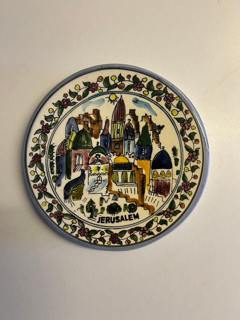 WANDBORD VAN JERUSALEM, Verzamelen, Ophalen of Verzenden, Zo goed als nieuw, Overige typen, Jodendom