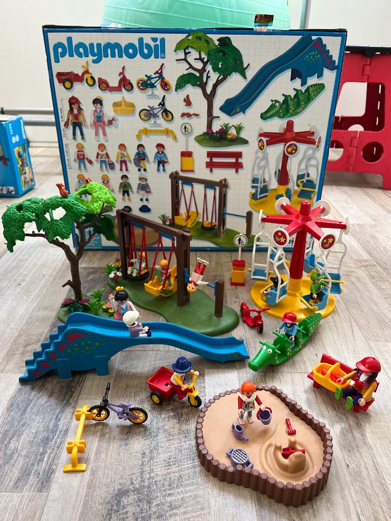 Playmobil 4070 Grote speeltuin (doos), Ophalen of Verzenden, Zo goed als nieuw, Complete set