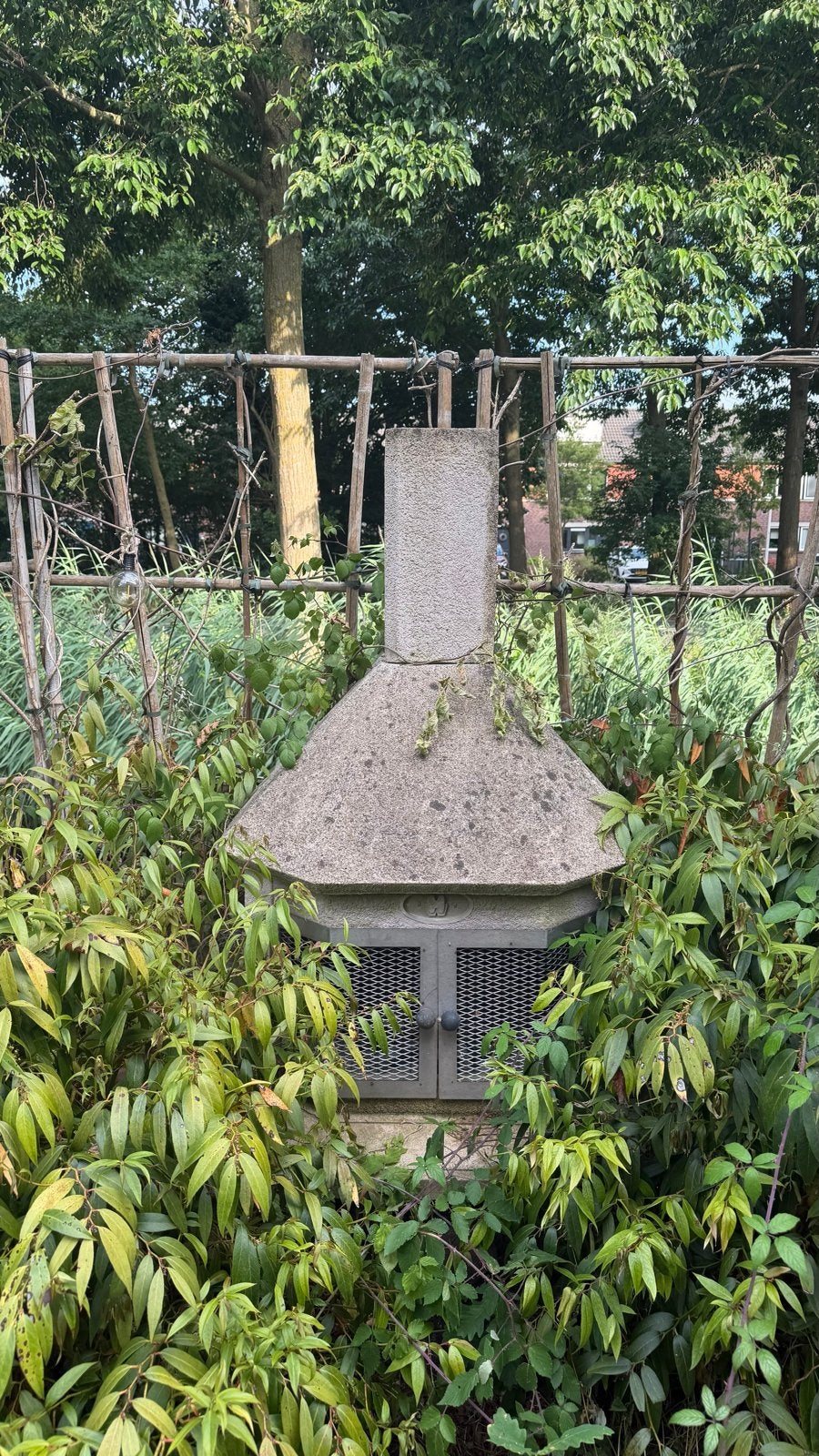 Betonnen buitenhaard/vuurkorf voor sfeervolle avonden, Tuin en Terras, Ophalen, Gebruikt, Vuurkorf