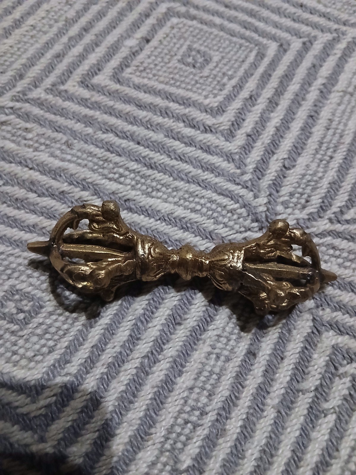 Antieke Tibetaanse Vajra Dorje - Ritueel Object, Ophalen of Verzenden