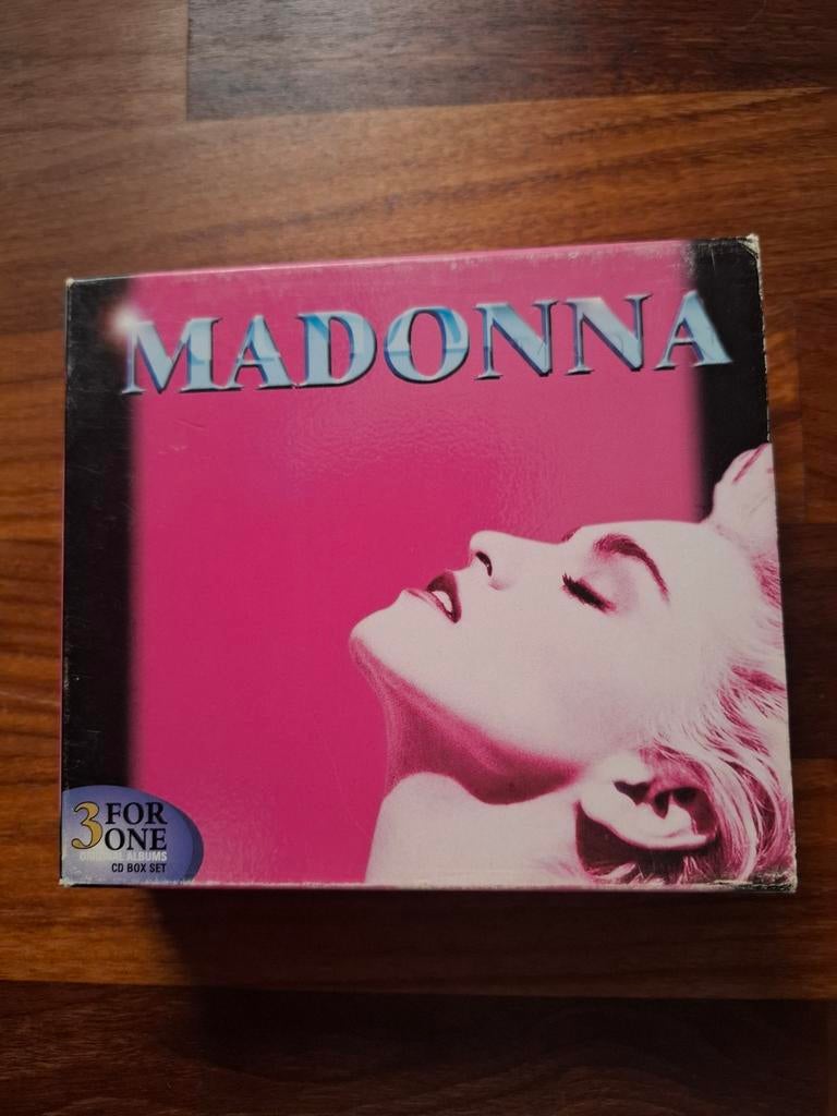 Madonna 3 For One CD Box Set Australië, Cd's en Dvd's, Ophalen of Verzenden, 1980 - 1989, Gebruikt, Boxset