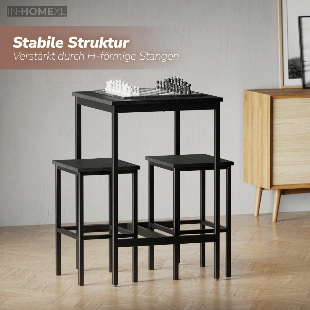 Bartafel met Stoelen Set-Tafel met 2 Krukken-120x90x60cm, Ophalen, Nieuw