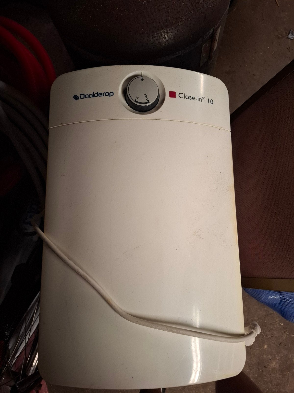 Daalderop Close-in 10 liter boiler, Ophalen, Gebruikt, Aardgas, Boiler
