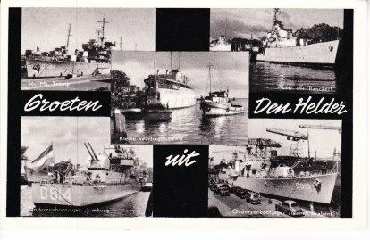DEN HELDER,- Marine schepen o.a.Hr Ms Tromp. 18-03, Ophalen of Verzenden, 1940 tot 1960, Gelopen, Noord-Holland