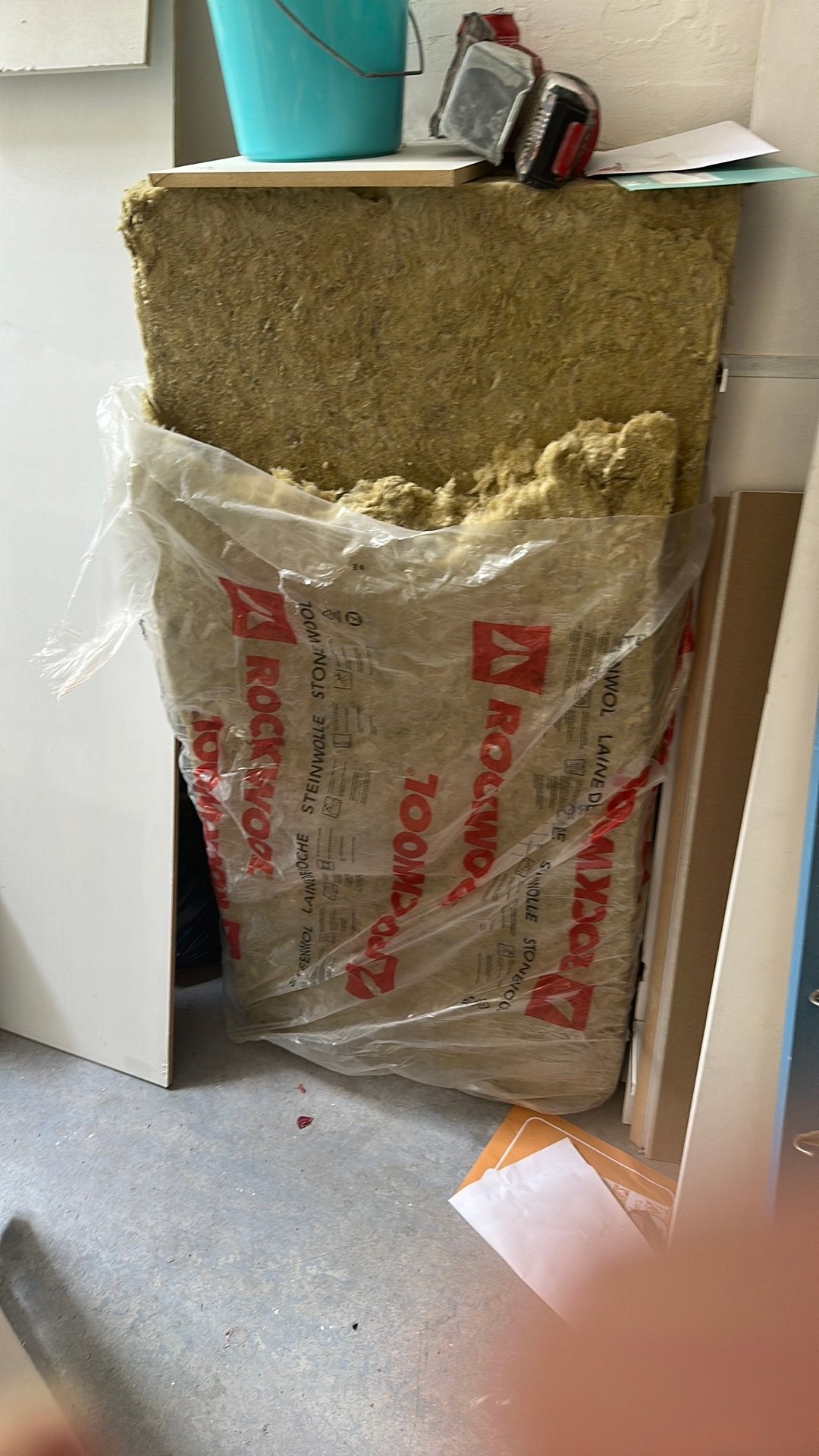 Rockwol, Overige materialen, Zo goed als nieuw, Minder dan 5 m², Ophalen