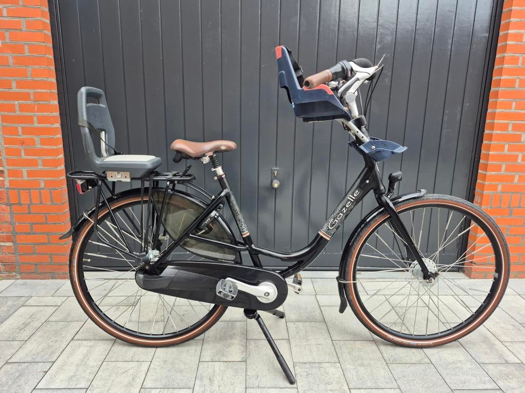 Zeer mooie Gazelle Bloom, Fietsen en Brommers, Fietsen | Dames | Moederfietsen, 2 zitjes, 53 tot 56 cm, Ophalen of Verzenden, Zo goed als nieuw