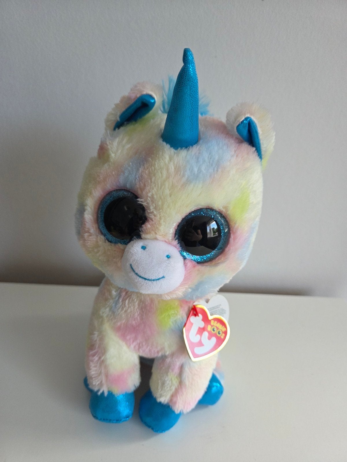 Ty Beanie Boos Eenhoorn Blitz - Zo goed als nieuw, Eenhoorn, Ophalen of Verzenden, Meerkleurig, Ty