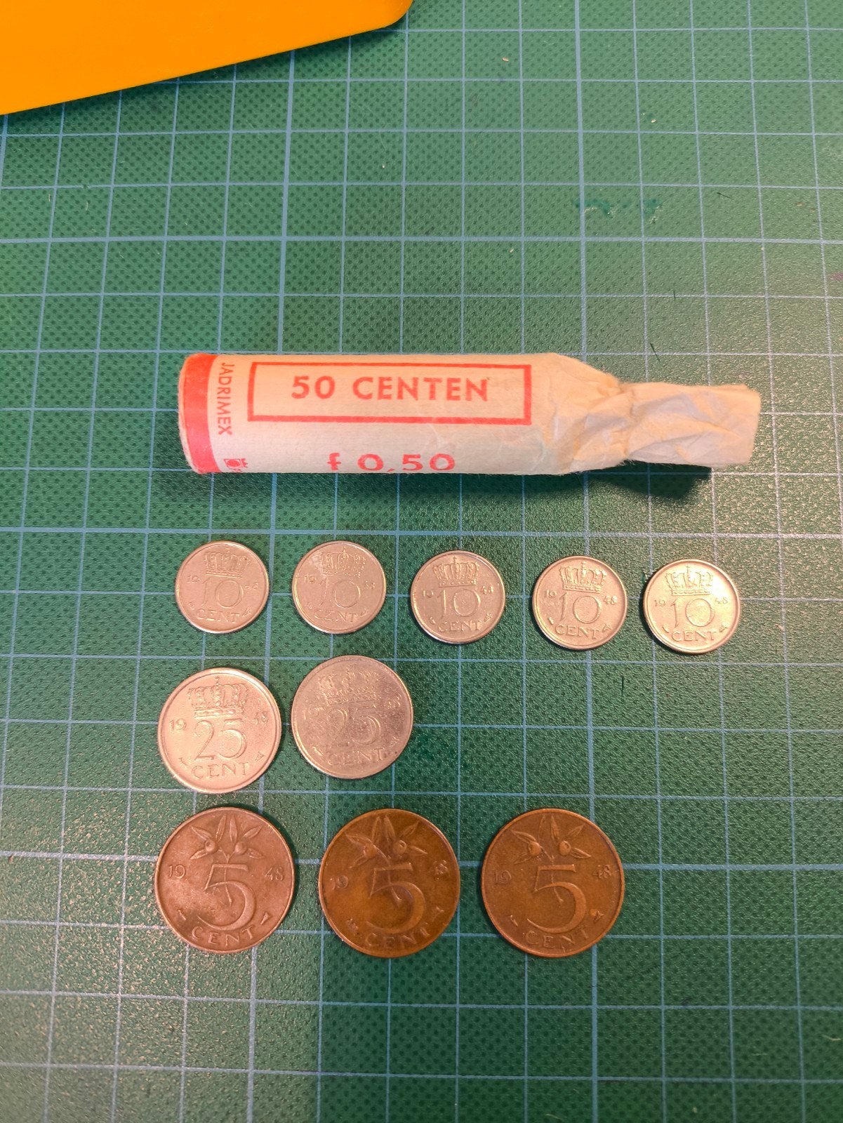 Wilhelmina 1948 gulden centen, stuivers, kwartjes, Ophalen of Verzenden, Koningin Wilhelmina
