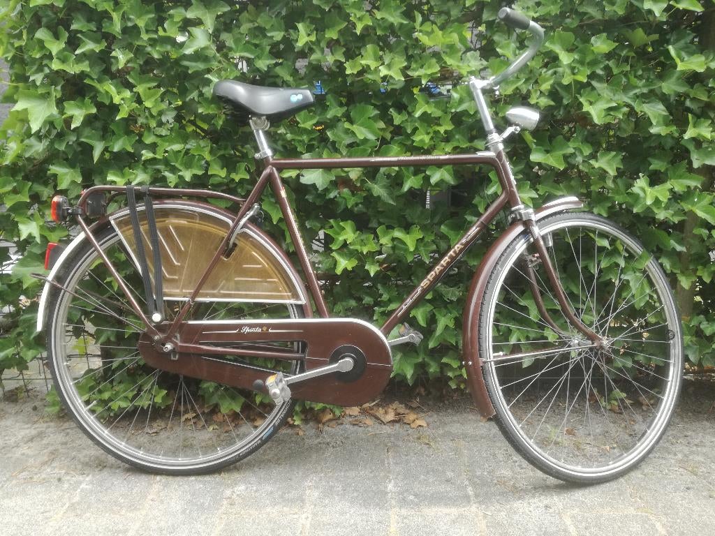 Herenfiets [ als stadsfiets of studentenfiets], Fietsen en Brommers, Fietsen | Heren | Herenfietsen, Ophalen, Gebruikt, Terugtraprem