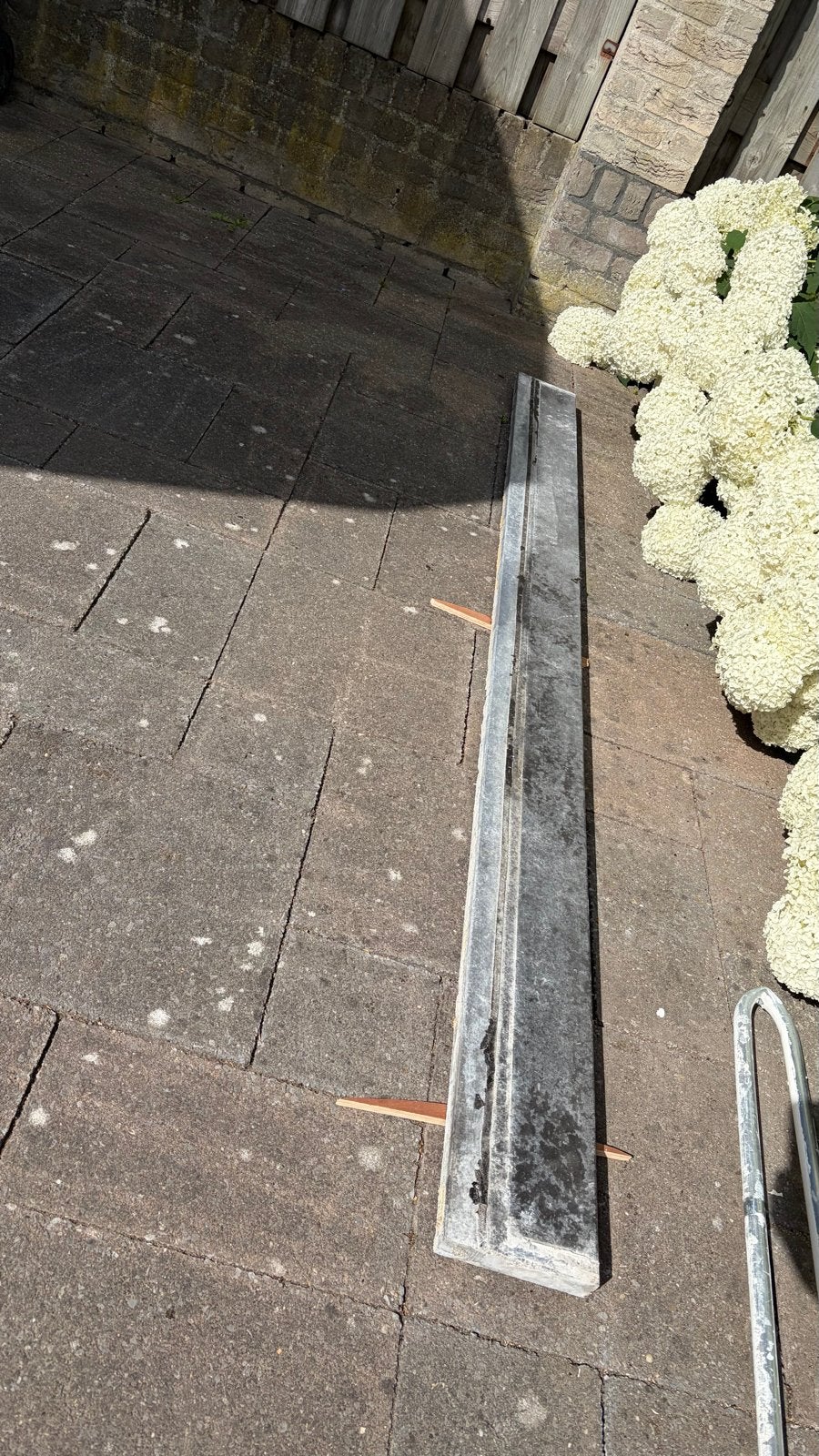Lange dorpel voor schuifpui, Ophalen, Gebruikt, 120 cm of meer, Overige typen