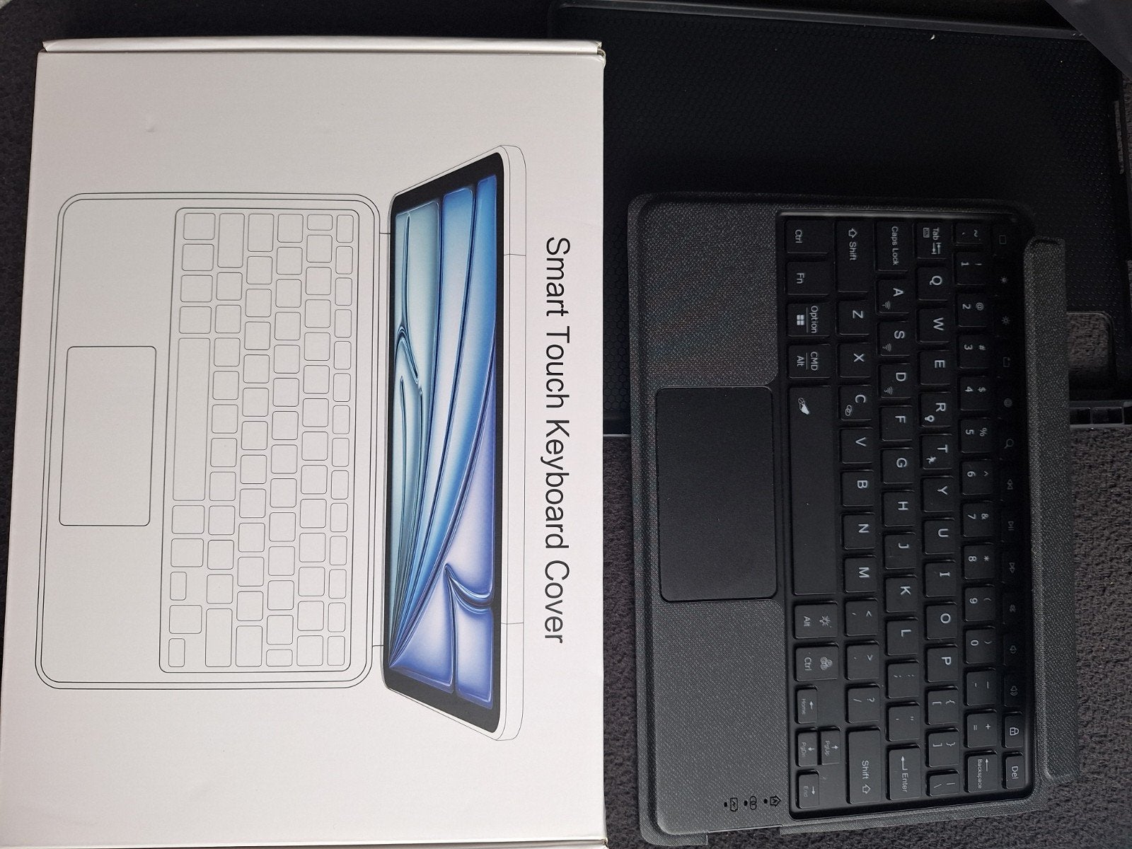 Lenovo M11 tablet hoes met toetsenbord en touchpad - Zo goe, Onbekend, 11 inch, Bescherming voor- en achterkant, Ophalen of Verzenden