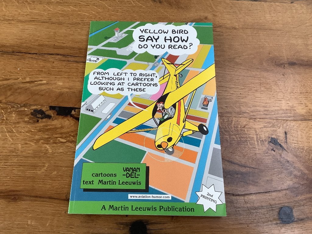 Yellow Bird Say How Do You Read? - Luchtvaart Humor Boek, Verzamelen, Ophalen of Verzenden, Luchtmacht, Overige gebieden, Boek of Tijdschrift