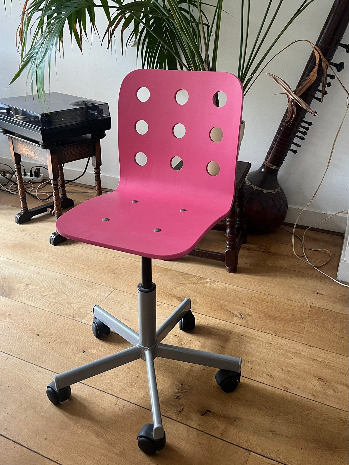 Roze kinderbureaustoel, Ophalen, Gebruikt, Roze, Bureaustoel