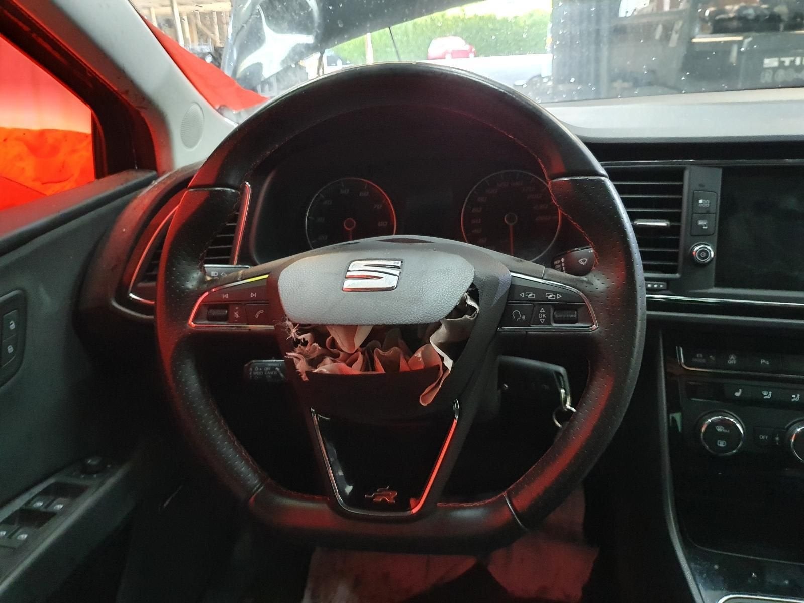 Seat Leon FR leder stuurwiel 2018 (zonder airbag ), Gebruikt, -, -, Ophalen of Verzenden