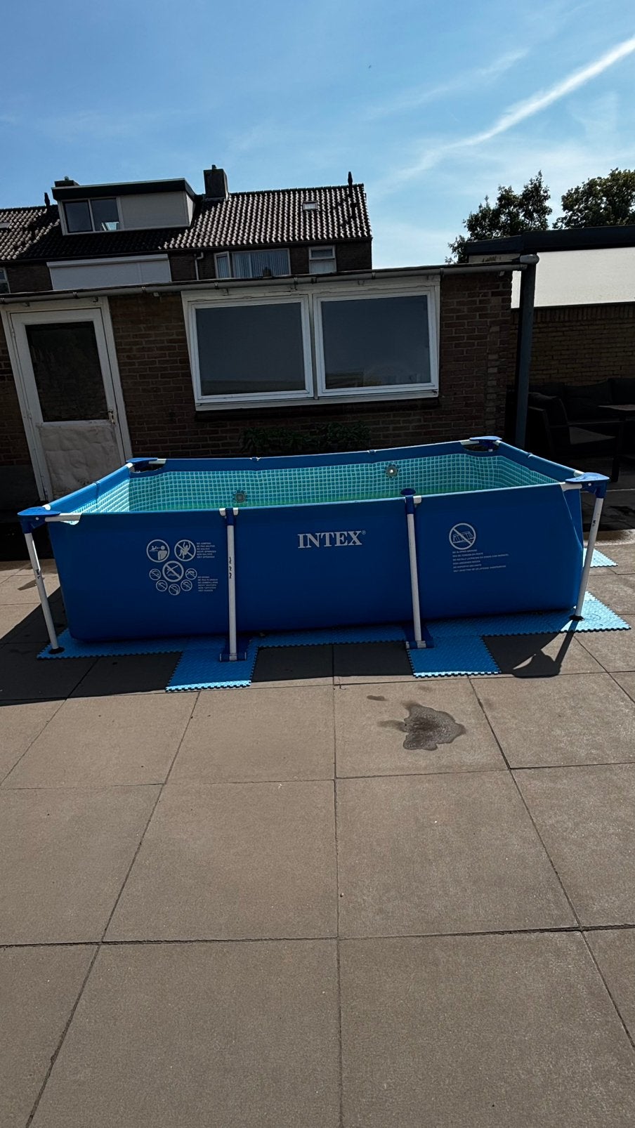 Zwembad intex, Tuin en Terras, Zwembaden, Gebruikt, Minder dan 200 cm, Opzetzwembad, 200 tot 400 cm